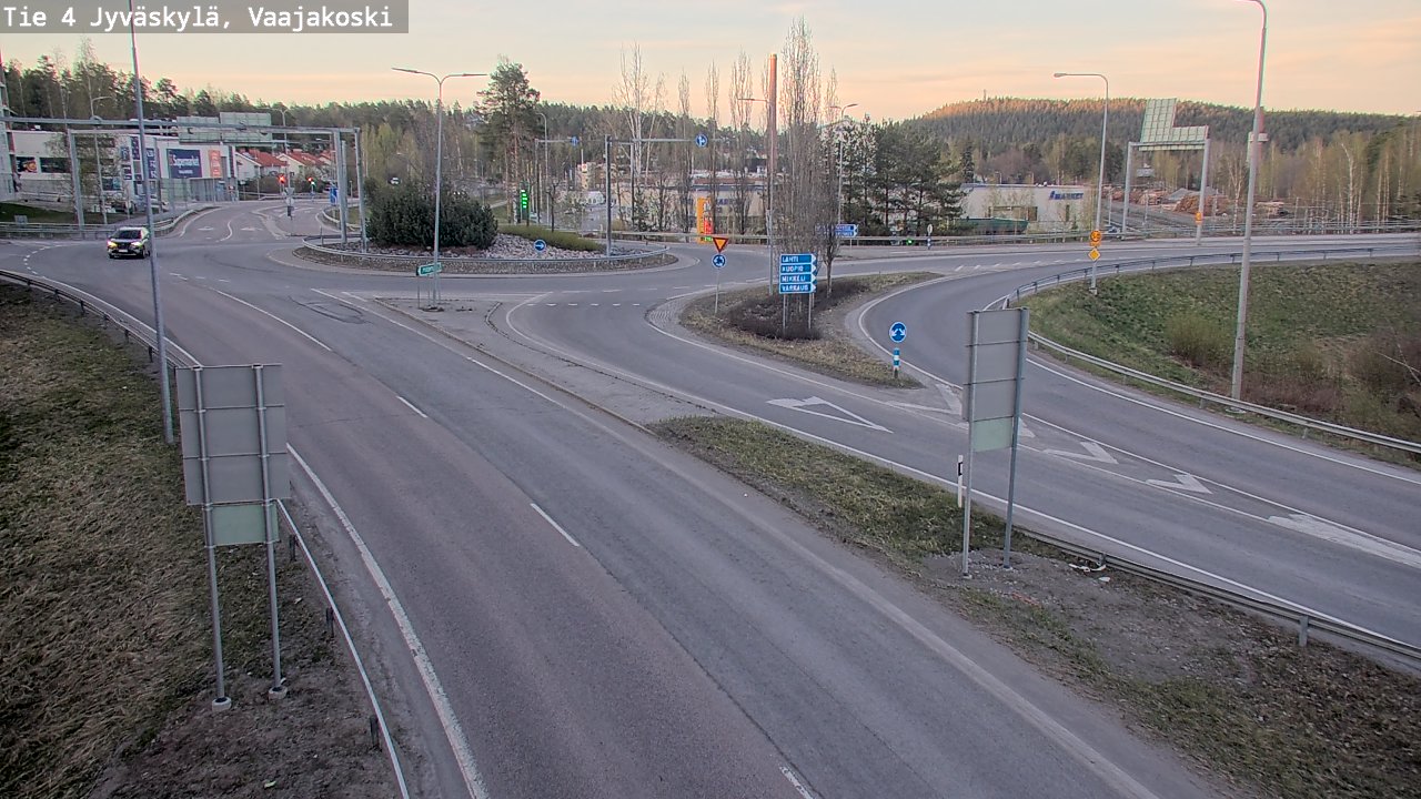 Weather Camera Image Road 4 Jyväskylä, Vaajakoski, Jyväskylä, Keski-Suomi
