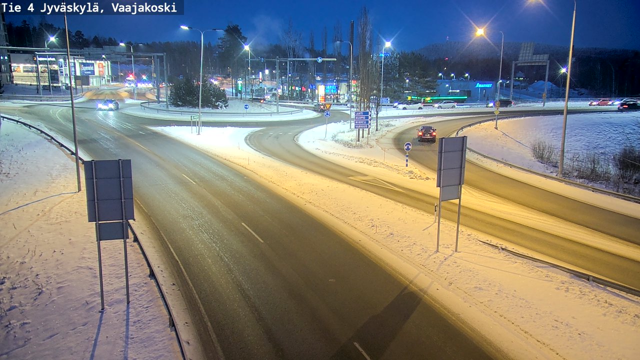 Weather Camera Image Road 4 Jyväskylä, Vaajakoski, Jyväskylä, Keski-Suomi