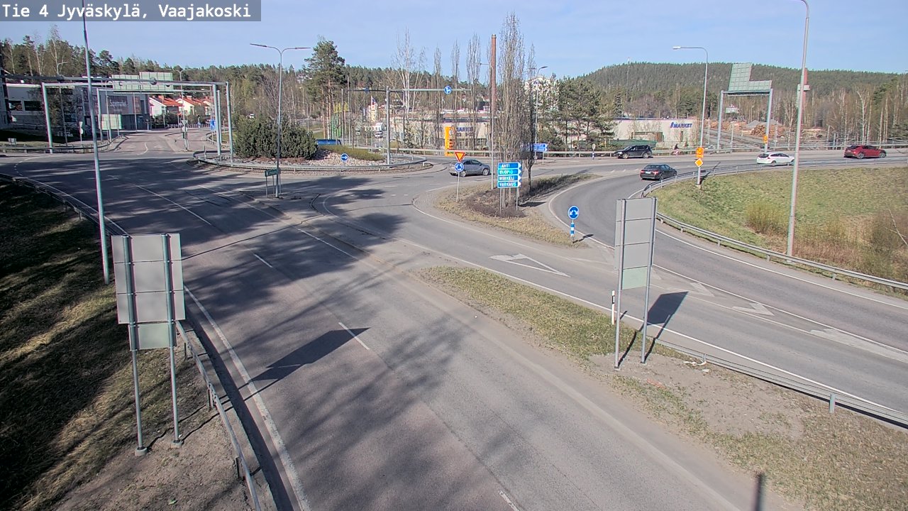 Weather Camera Image Road 4 Jyväskylä, Vaajakoski, Jyväskylä, Keski-Suomi