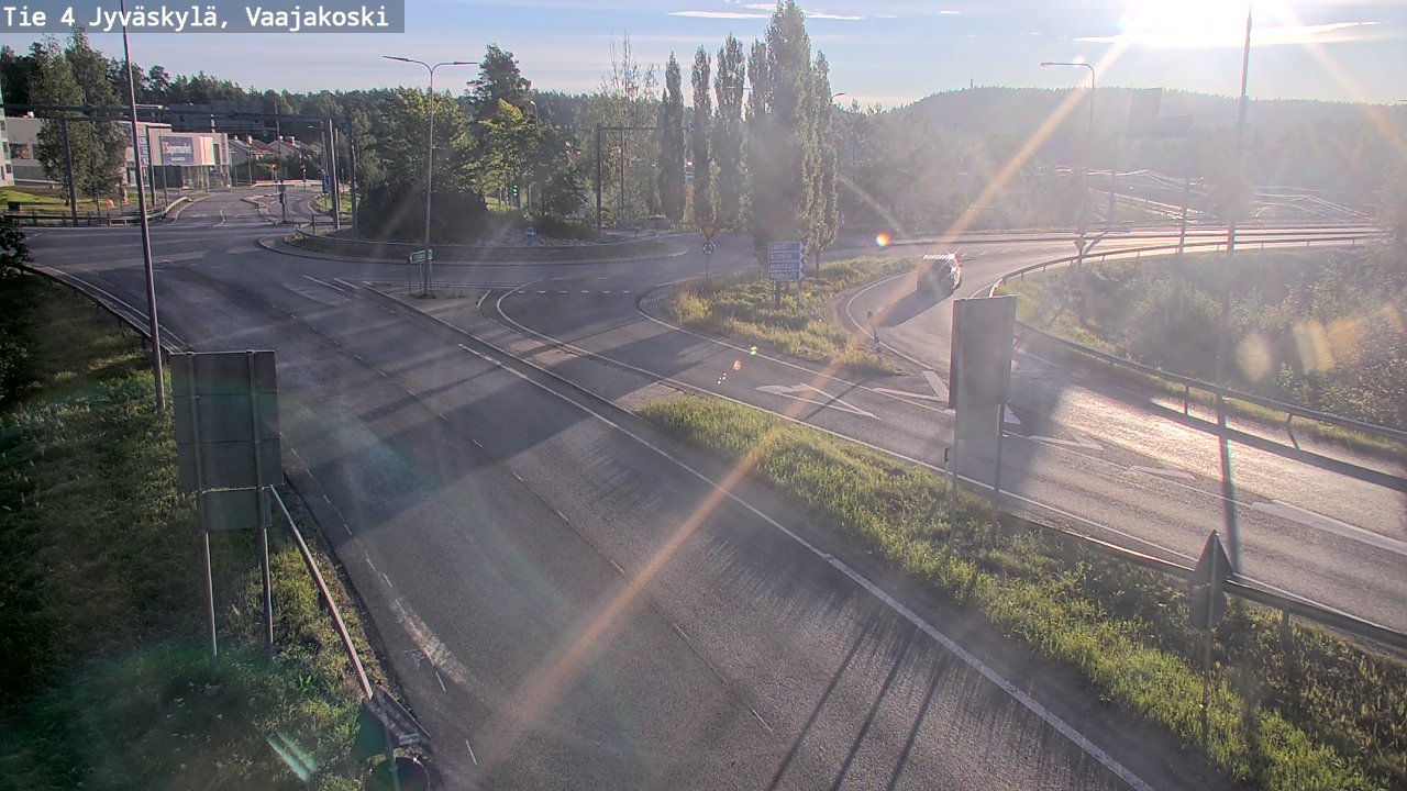 Weather Camera Image Road 4 Jyväskylä, Vaajakoski, Jyväskylä, Keski-Suomi
