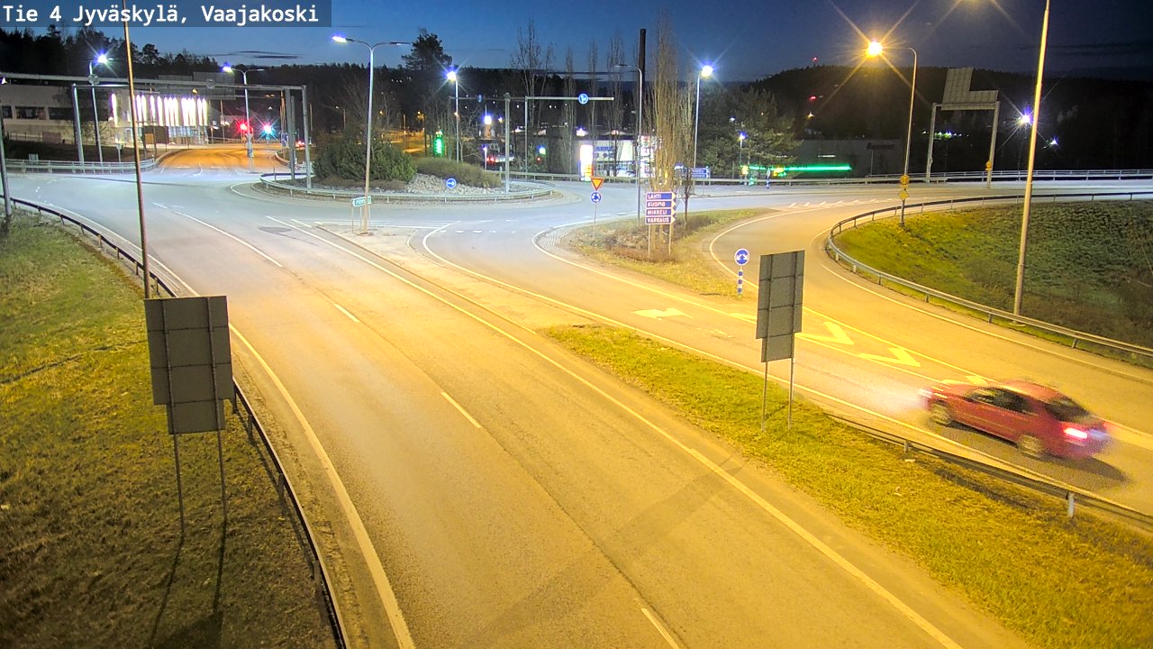 Weather Camera Image Väg 4 Jyväskylä, Vaajakoski, Jyväskylä, Keski-Suomi