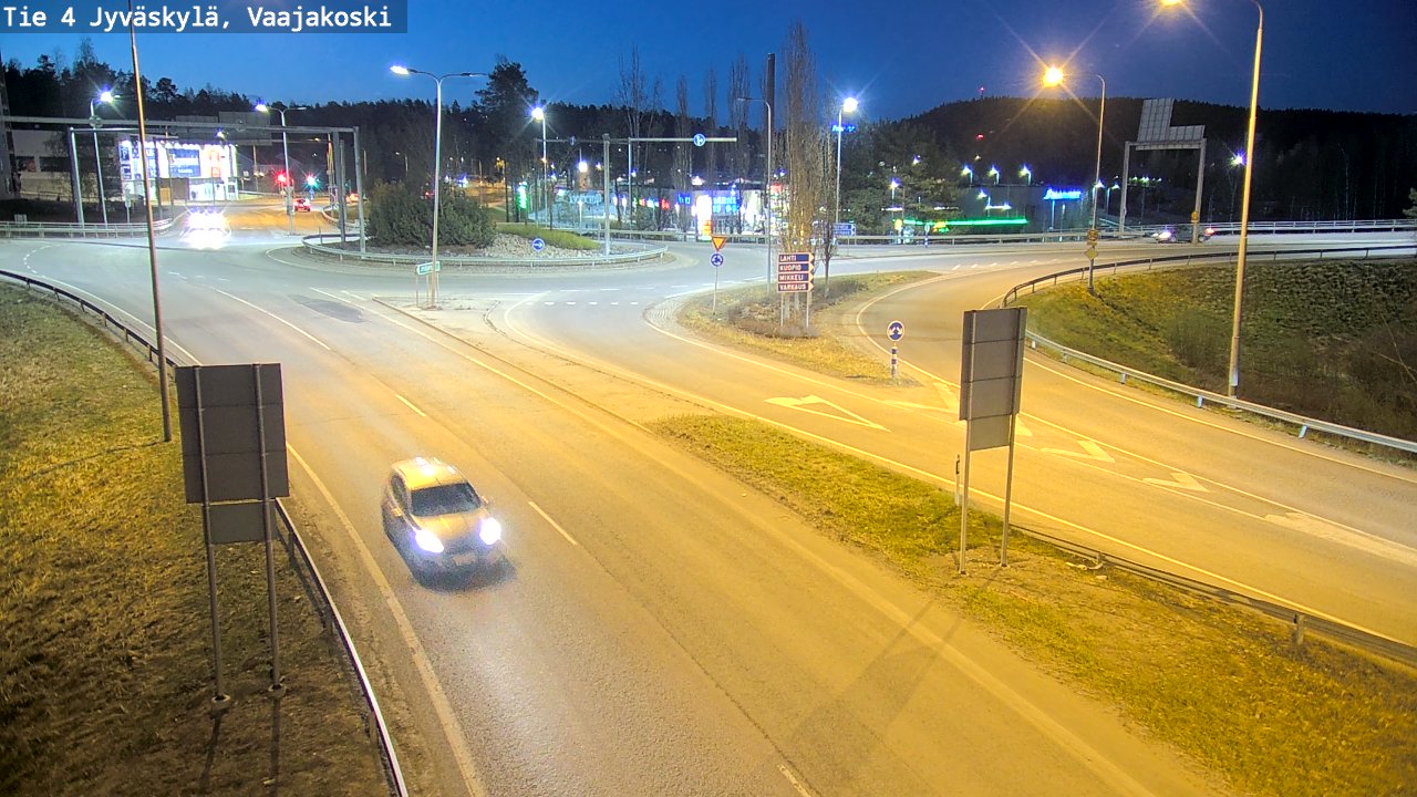 Weather Camera Image Road 4 Jyväskylä, Vaajakoski, Jyväskylä, Keski-Suomi