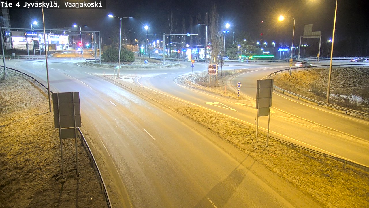 Weather Camera Image Väg 4 Jyväskylä, Vaajakoski, Jyväskylä, Keski-Suomi