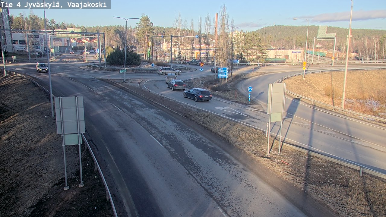 Weather Camera Image Road 4 Jyväskylä, Vaajakoski, Jyväskylä, Keski-Suomi