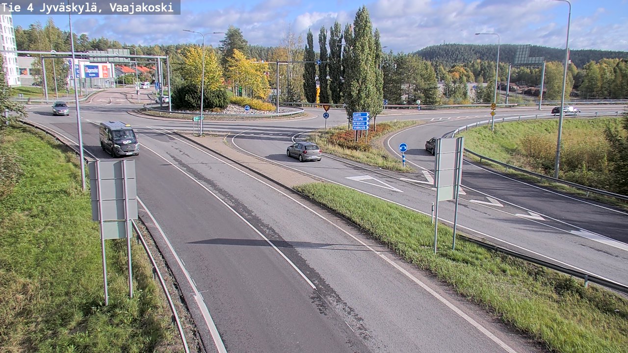 Weather Camera Image Road 4 Jyväskylä, Vaajakoski, Jyväskylä, Keski-Suomi