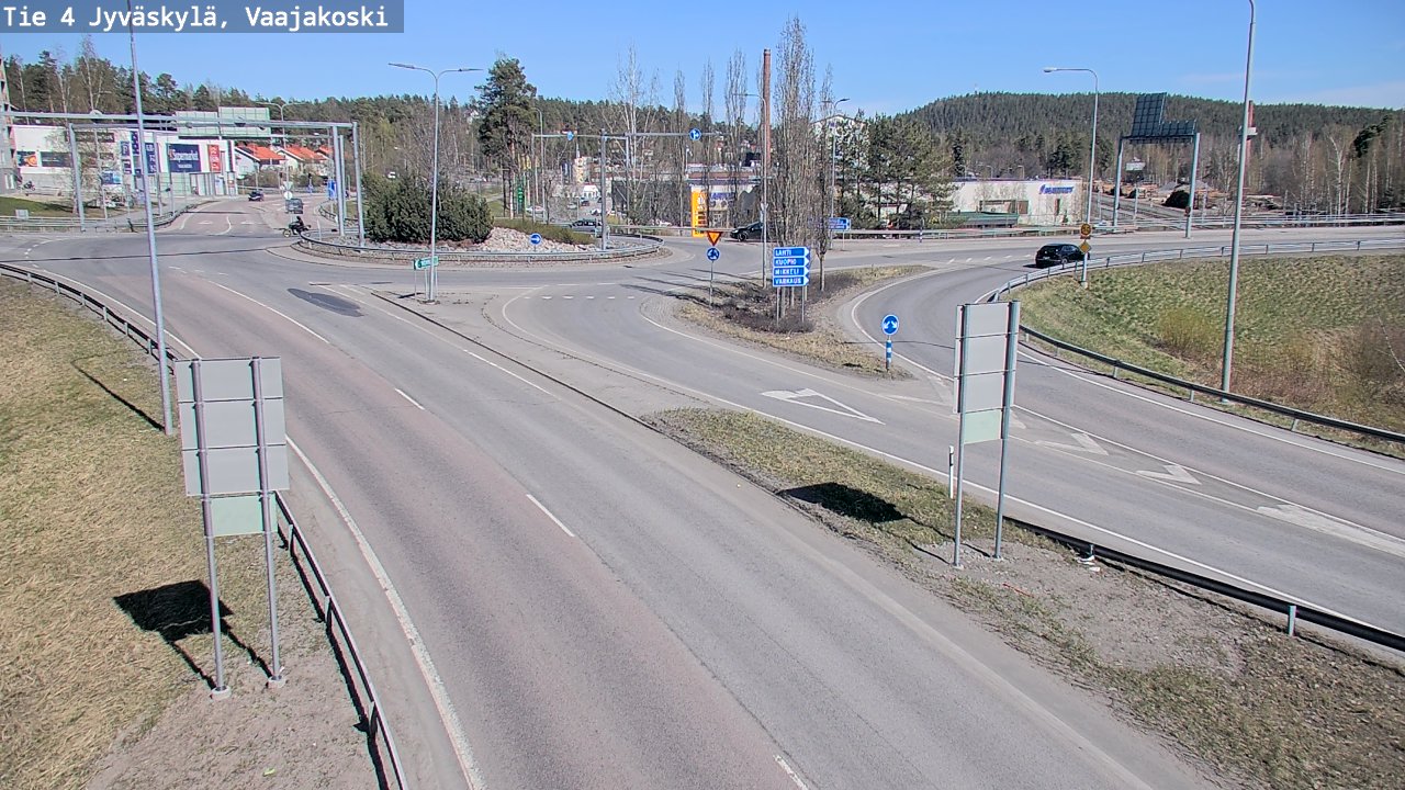 Weather Camera Image Road 4 Jyväskylä, Vaajakoski, Jyväskylä, Keski-Suomi