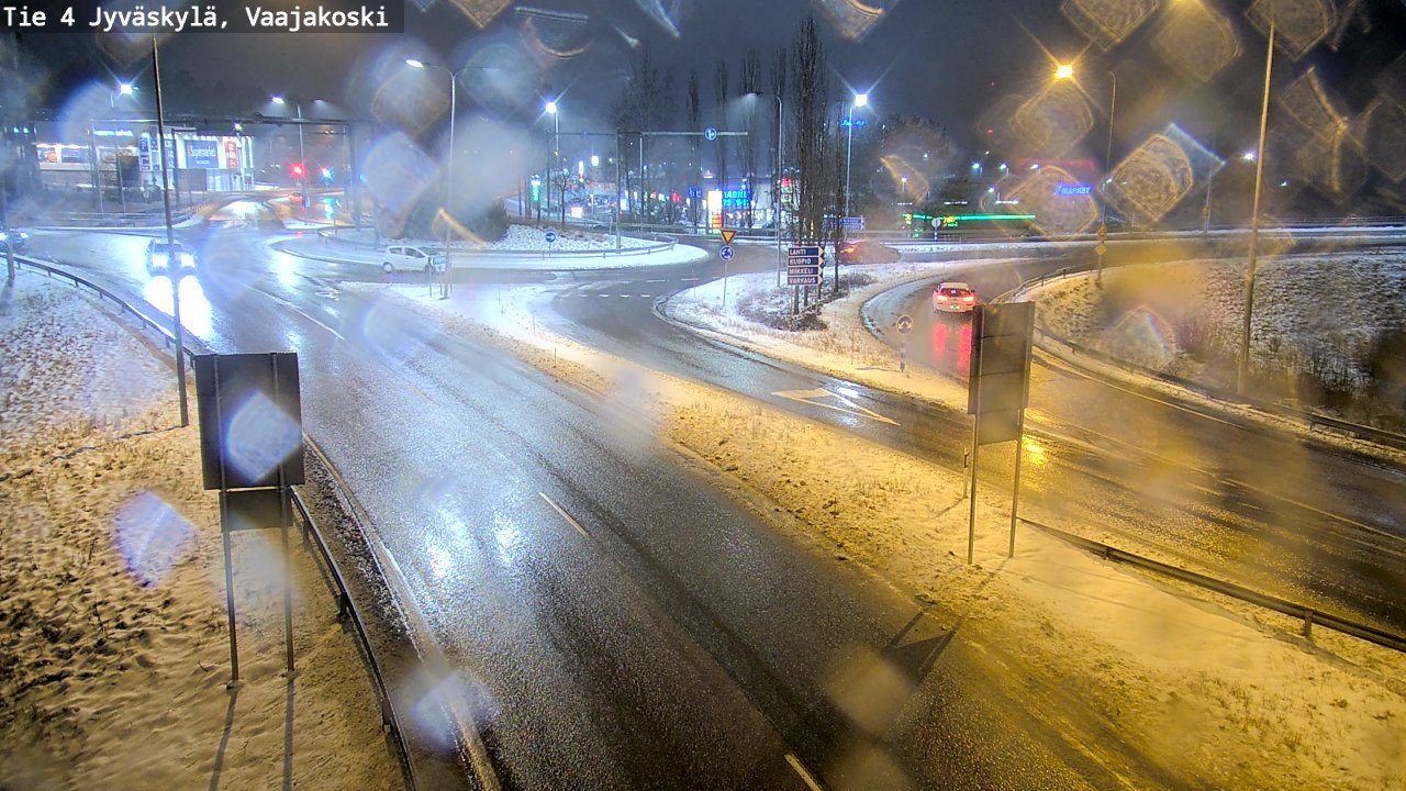 Weather Camera Image Väg 4 Jyväskylä, Vaajakoski, Jyväskylä, Keski-Suomi