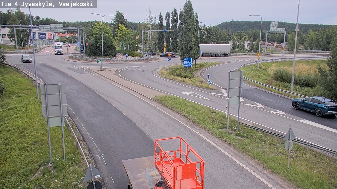 Weather Camera Image Road 4 Jyväskylä, Vaajakoski, Jyväskylä, Keski-Suomi