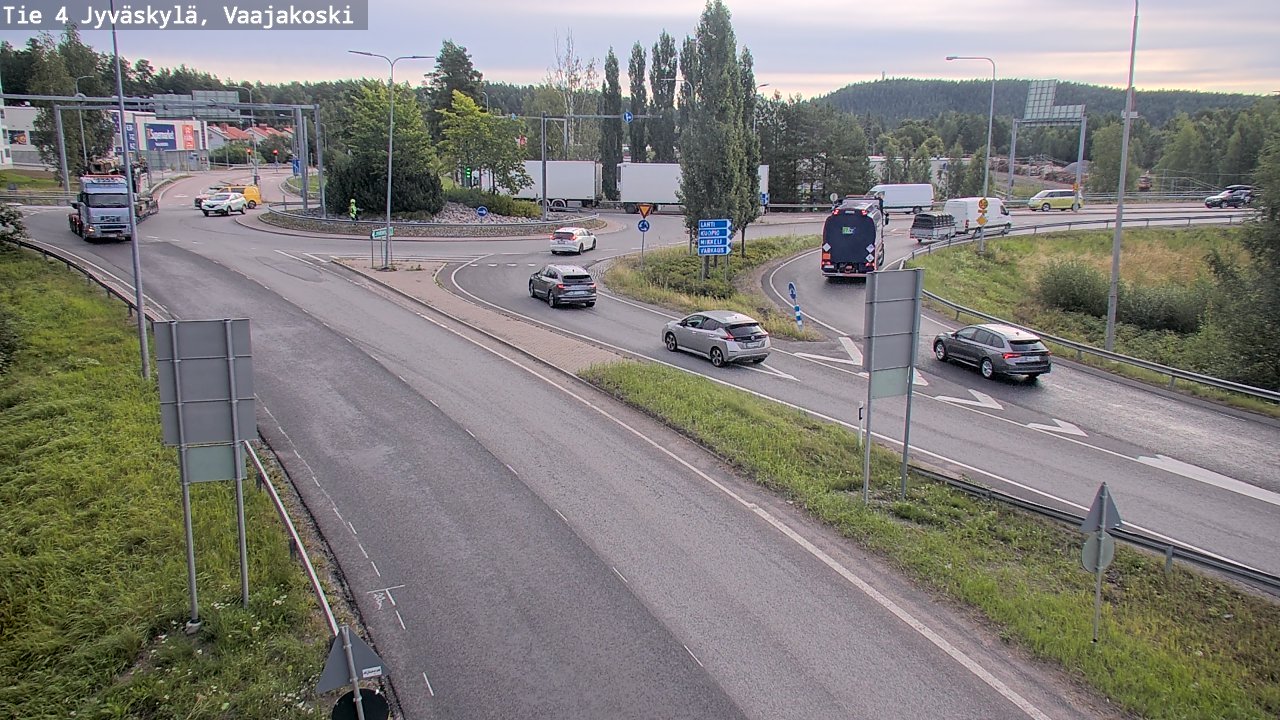 Weather Camera Image Road 4 Jyväskylä, Vaajakoski, Jyväskylä, Keski-Suomi