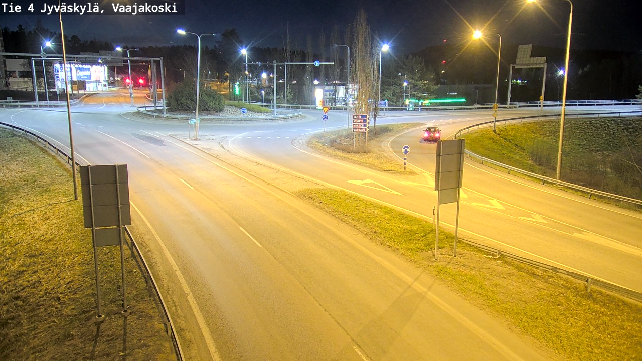 Weather Camera Image Road 4 Jyväskylä, Vaajakoski, Jyväskylä, Keski-Suomi