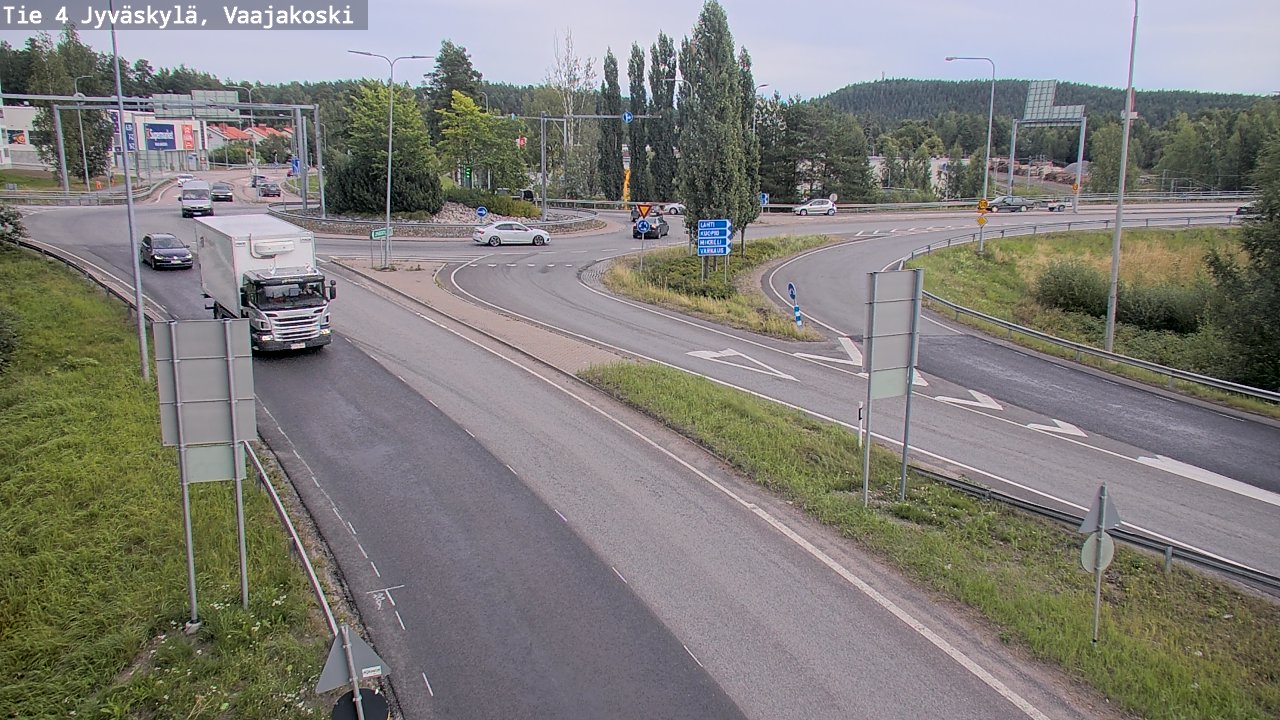 Weather Camera Image Road 4 Jyväskylä, Vaajakoski, Jyväskylä, Keski-Suomi