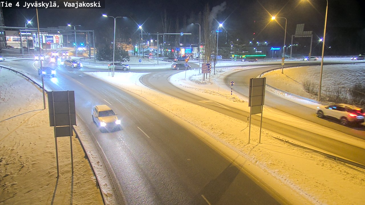 Weather Camera Image Road 4 Jyväskylä, Vaajakoski, Jyväskylä, Keski-Suomi