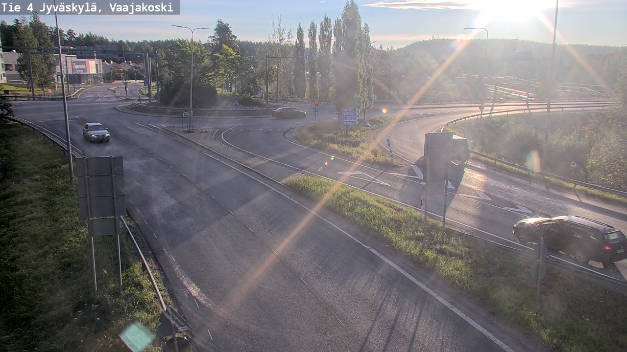 Weather Camera Image Road 4 Jyväskylä, Vaajakoski, Jyväskylä, Keski-Suomi
