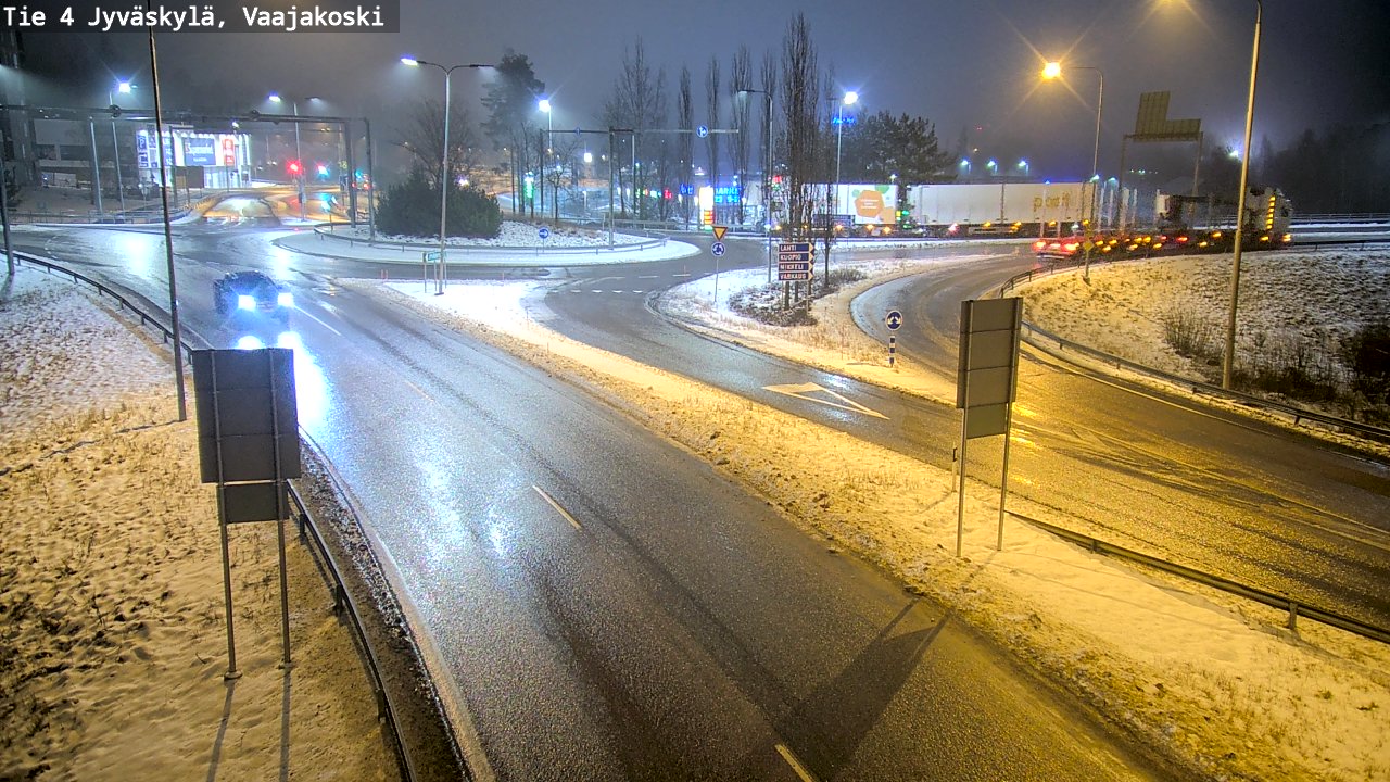 Weather Camera Image Väg 4 Jyväskylä, Vaajakoski, Jyväskylä, Keski-Suomi