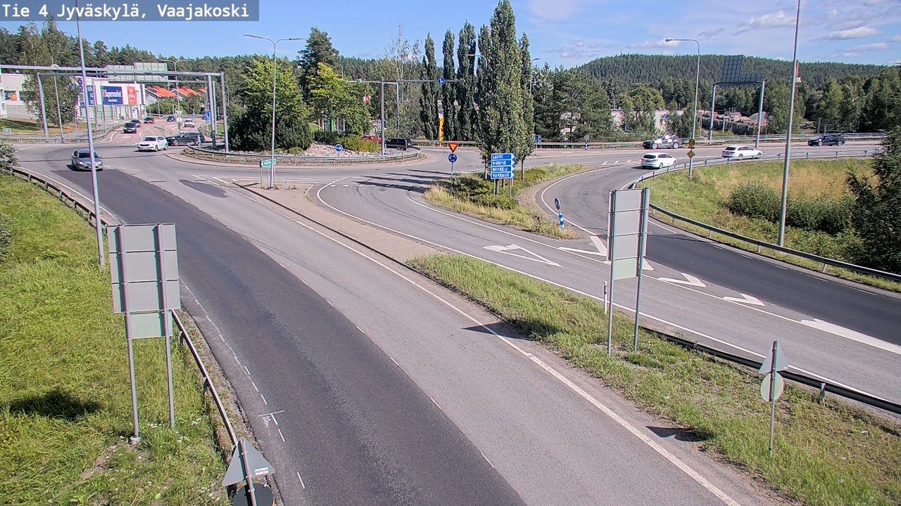 Kelikamerat Kuva Tie 4 Jyväskylä, Vaajakoski, Jyväskylä, Keski-Suomi