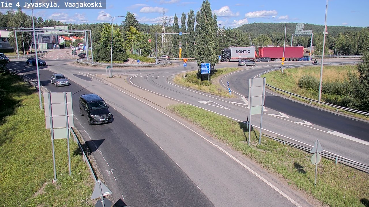 Kelikamerat Kuva Tie 4 Jyväskylä, Vaajakoski, Jyväskylä, Keski-Suomi