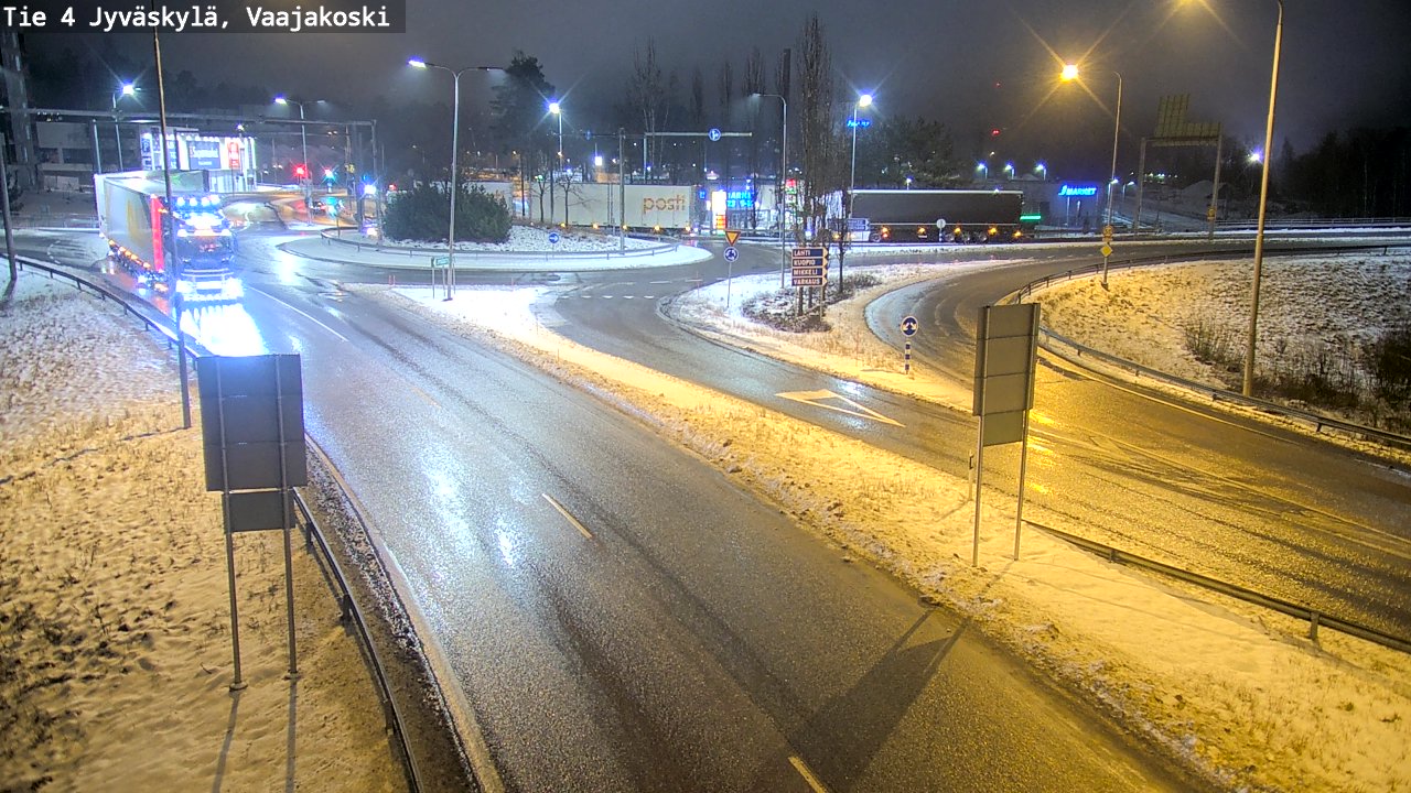 Weather Camera Image Väg 4 Jyväskylä, Vaajakoski, Jyväskylä, Keski-Suomi