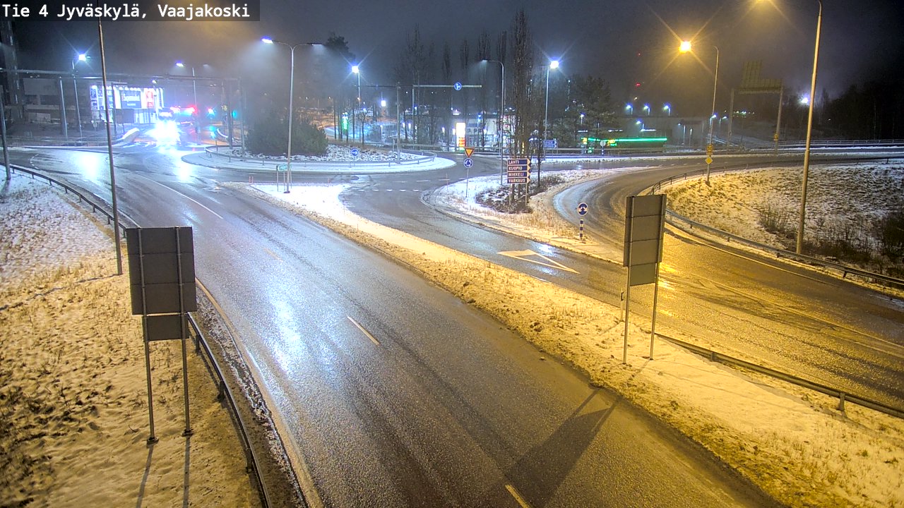 Weather Camera Image Väg 4 Jyväskylä, Vaajakoski, Jyväskylä, Keski-Suomi