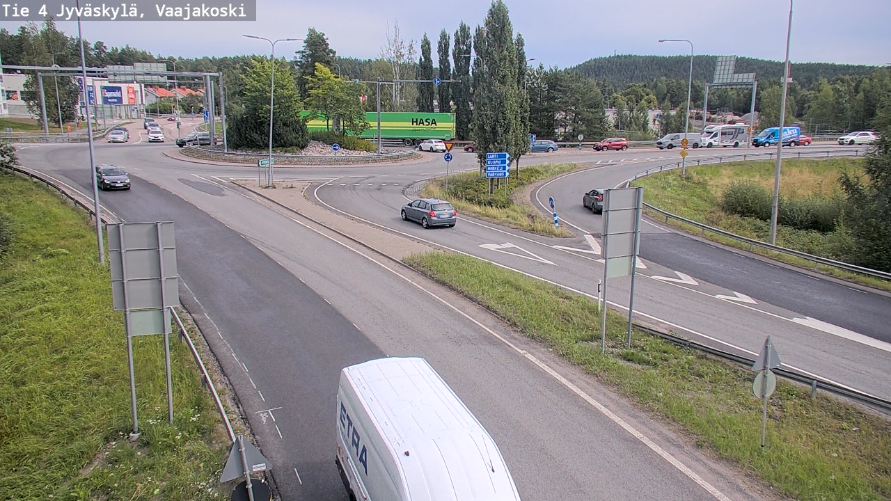 Weather Camera Image Road 4 Jyväskylä, Vaajakoski, Jyväskylä, Keski-Suomi