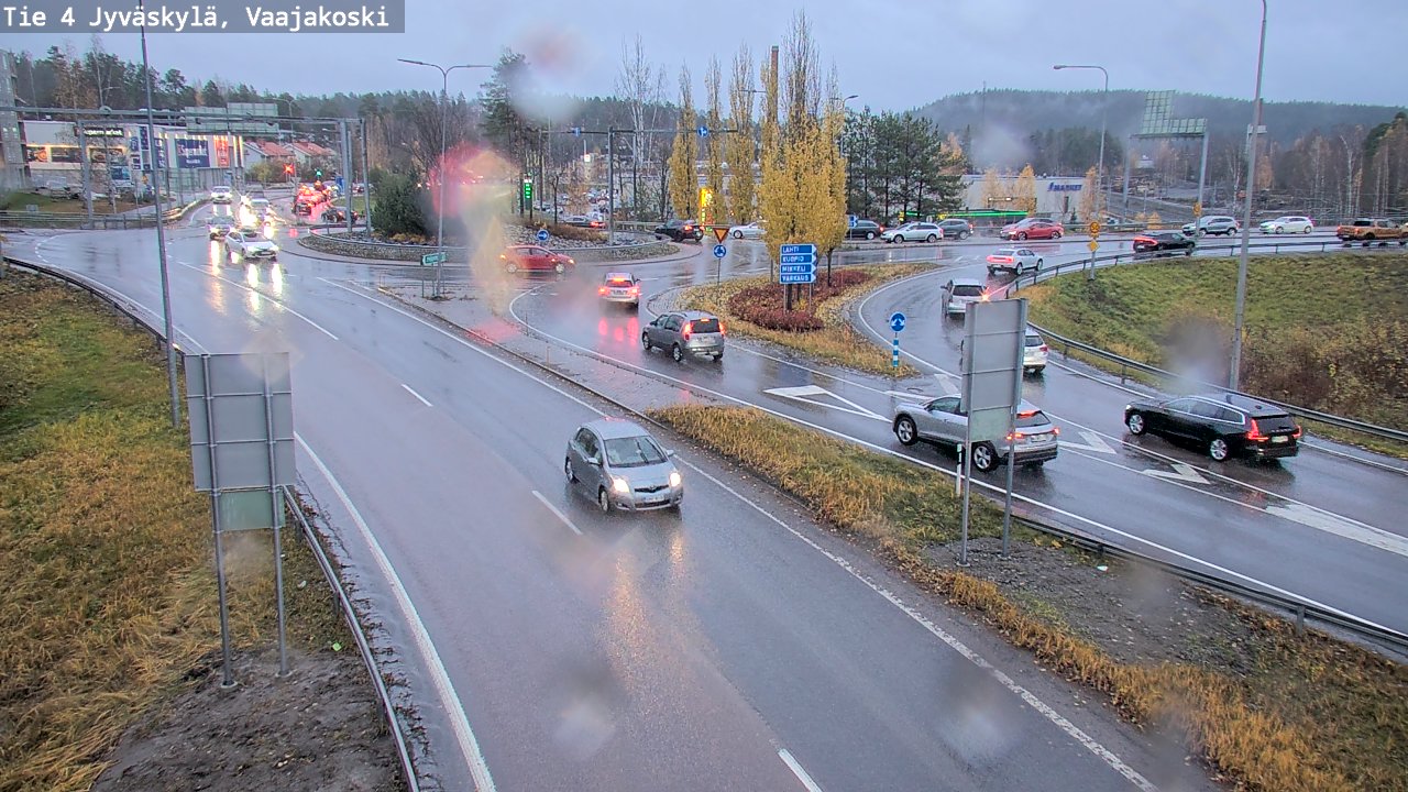 Weather Camera Image Väg 4 Jyväskylä, Vaajakoski, Jyväskylä, Keski-Suomi