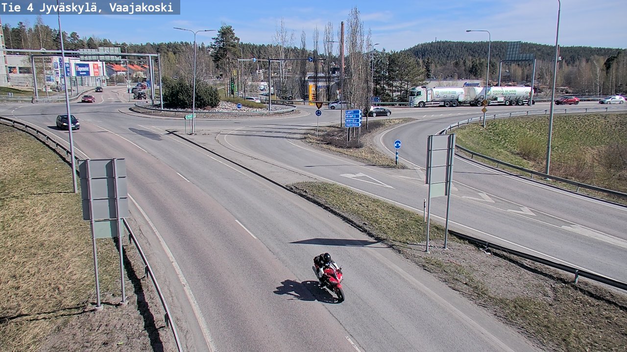 Weather Camera Image Road 4 Jyväskylä, Vaajakoski, Jyväskylä, Keski-Suomi
