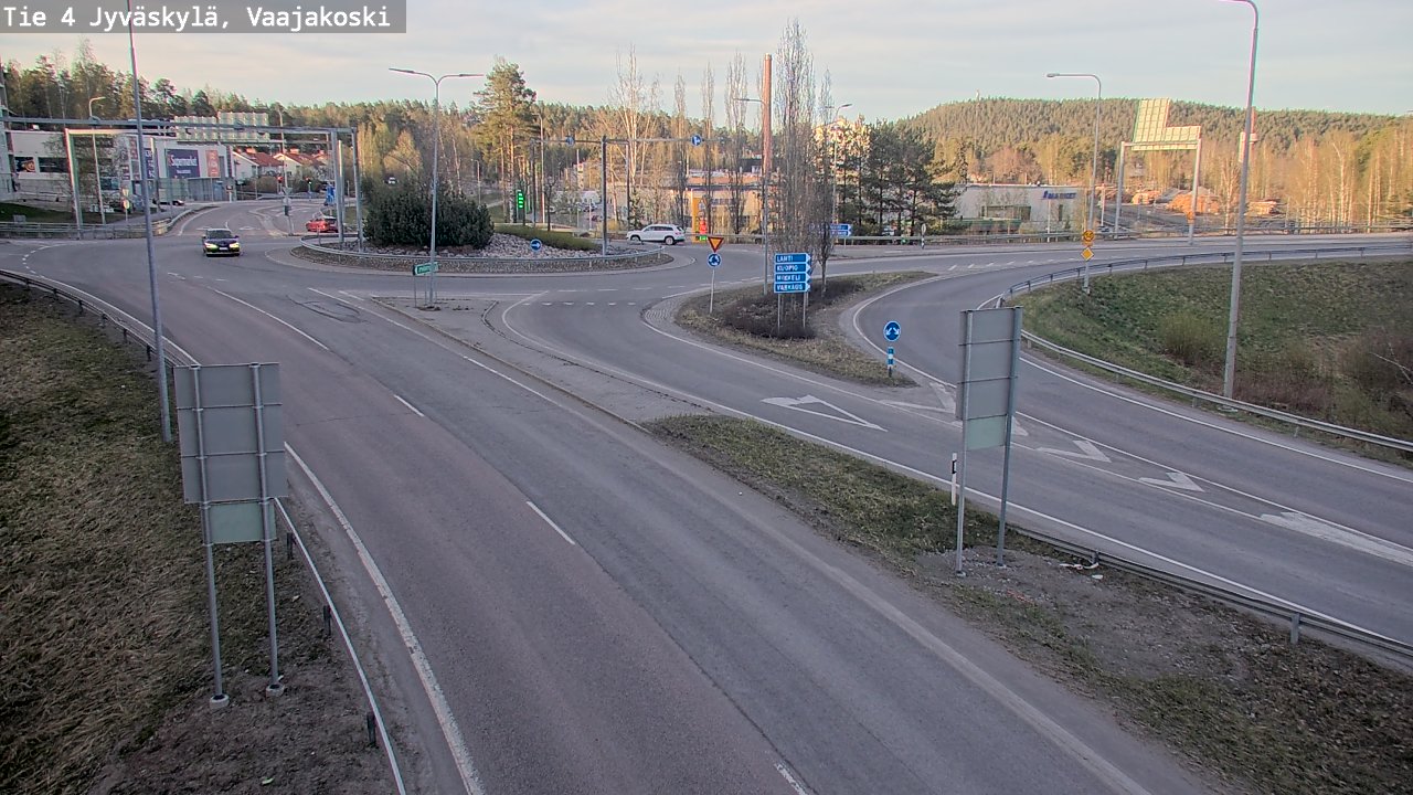 Weather Camera Image Road 4 Jyväskylä, Vaajakoski, Jyväskylä, Keski-Suomi