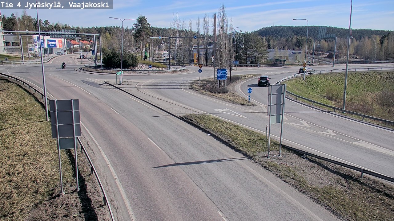 Weather Camera Image Road 4 Jyväskylä, Vaajakoski, Jyväskylä, Keski-Suomi