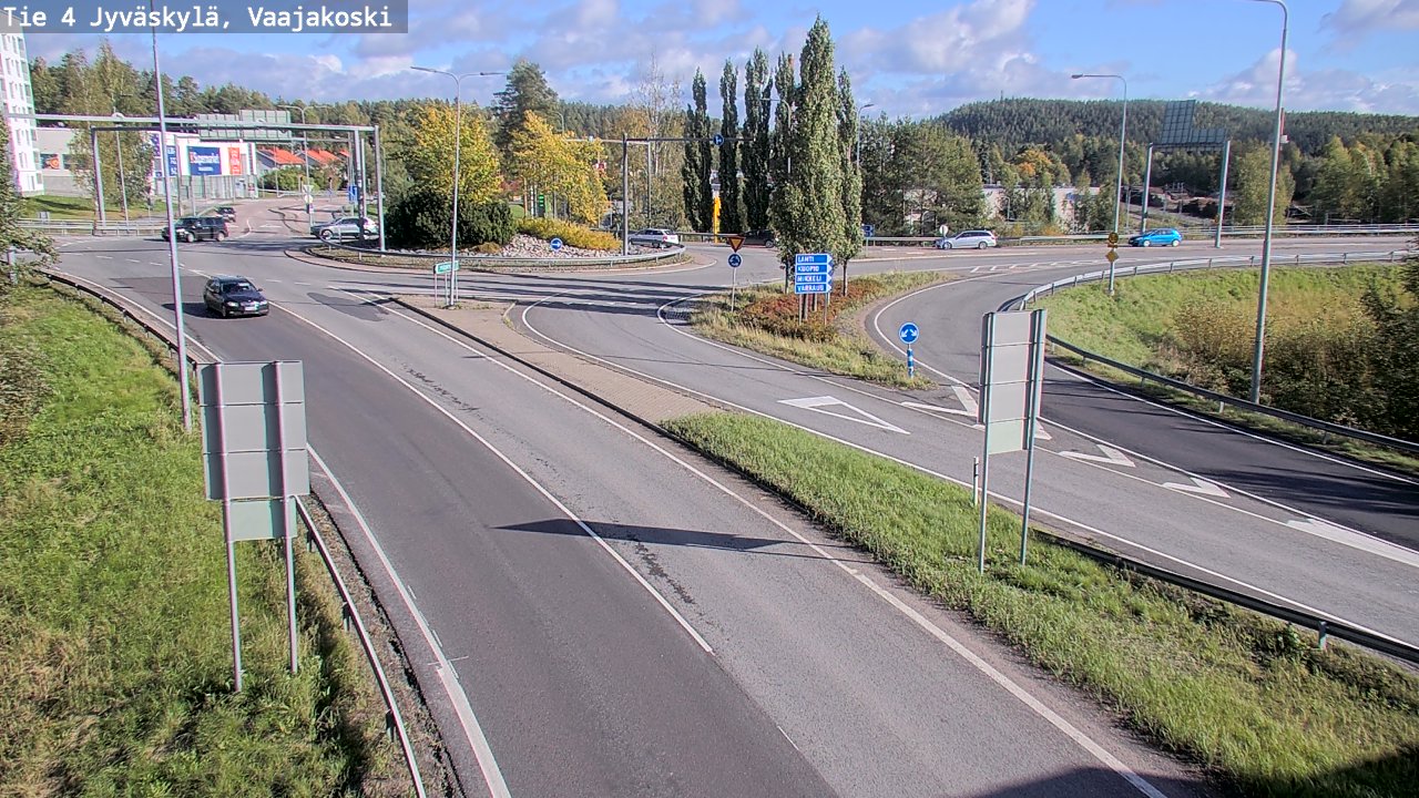 Weather Camera Image Road 4 Jyväskylä, Vaajakoski, Jyväskylä, Keski-Suomi