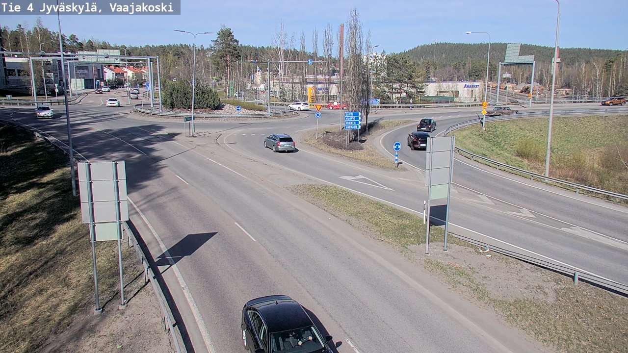 Weather Camera Image Road 4 Jyväskylä, Vaajakoski, Jyväskylä, Keski-Suomi