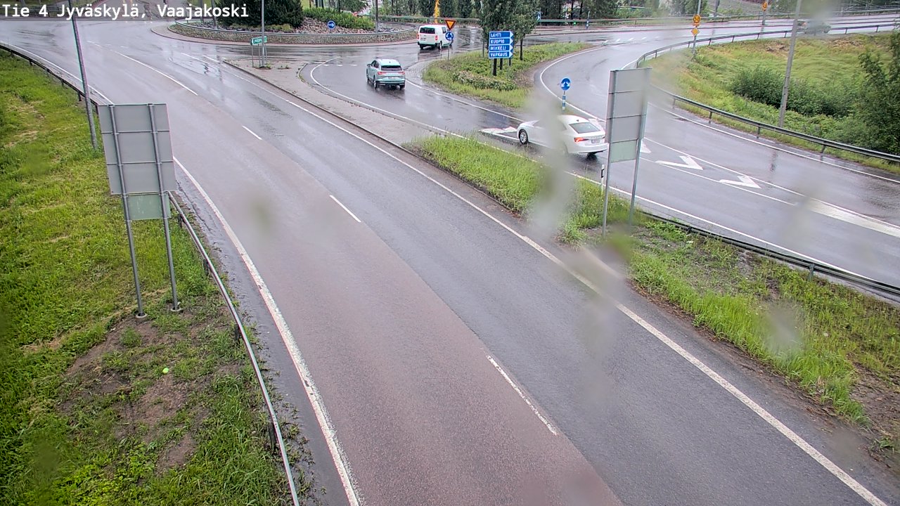 Weather Camera Image Väg 4 Jyväskylä, Vaajakoski, Jyväskylä, Keski-Suomi