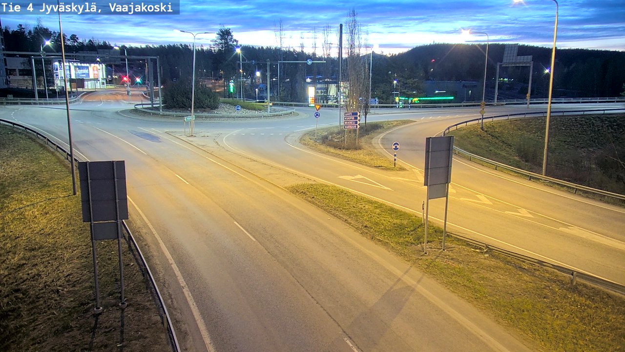 Weather Camera Image Road 4 Jyväskylä, Vaajakoski, Jyväskylä, Keski-Suomi