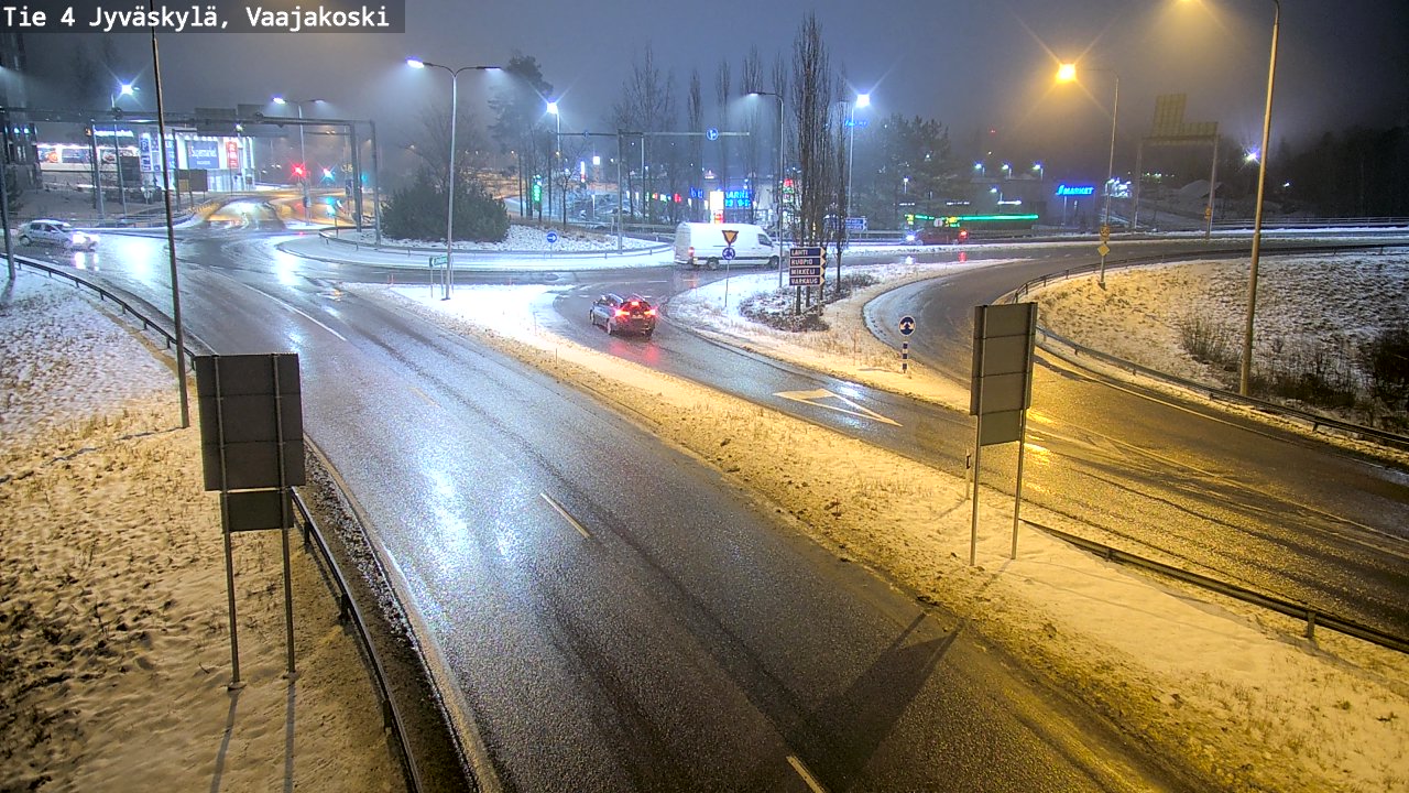 Weather Camera Image Väg 4 Jyväskylä, Vaajakoski, Jyväskylä, Keski-Suomi