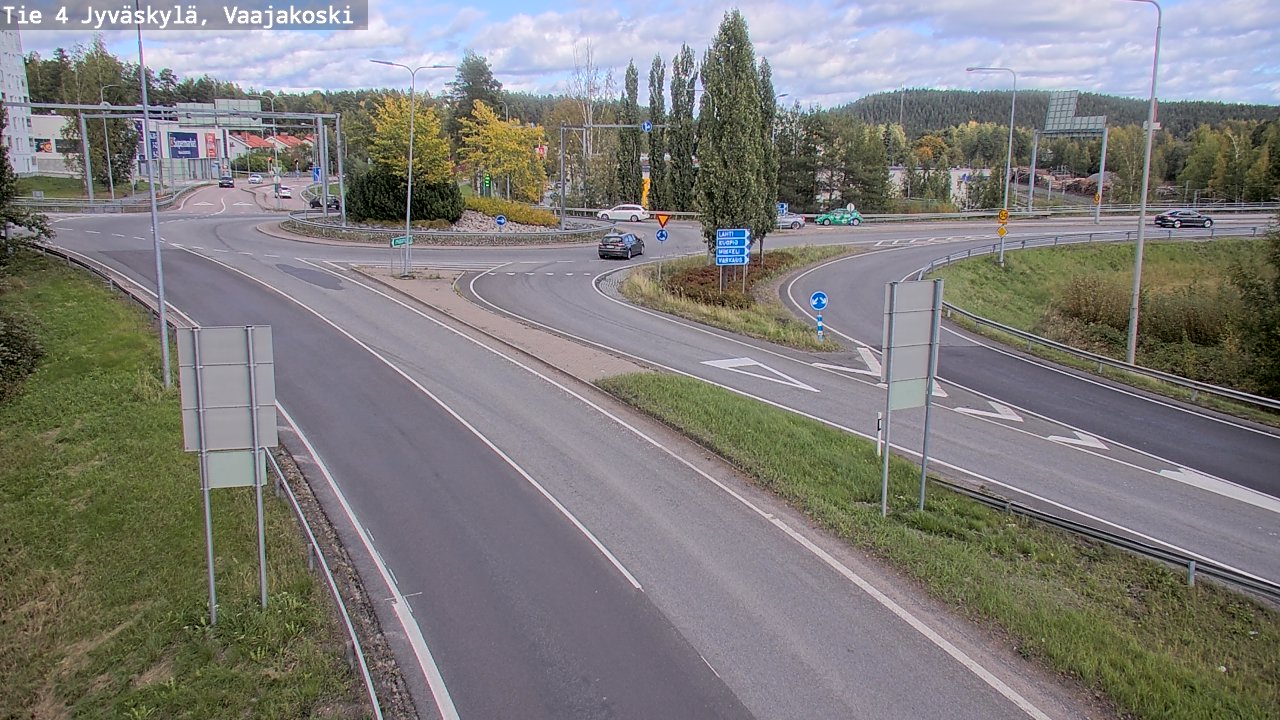 Weather Camera Image Road 4 Jyväskylä, Vaajakoski, Jyväskylä, Keski-Suomi