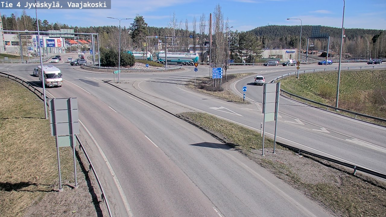 Weather Camera Image Road 4 Jyväskylä, Vaajakoski, Jyväskylä, Keski-Suomi