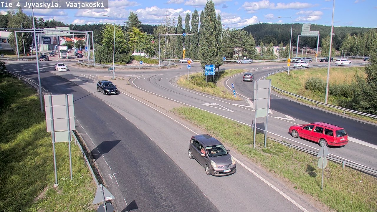 Kelikamerat Kuva Tie 4 Jyväskylä, Vaajakoski, Jyväskylä, Keski-Suomi