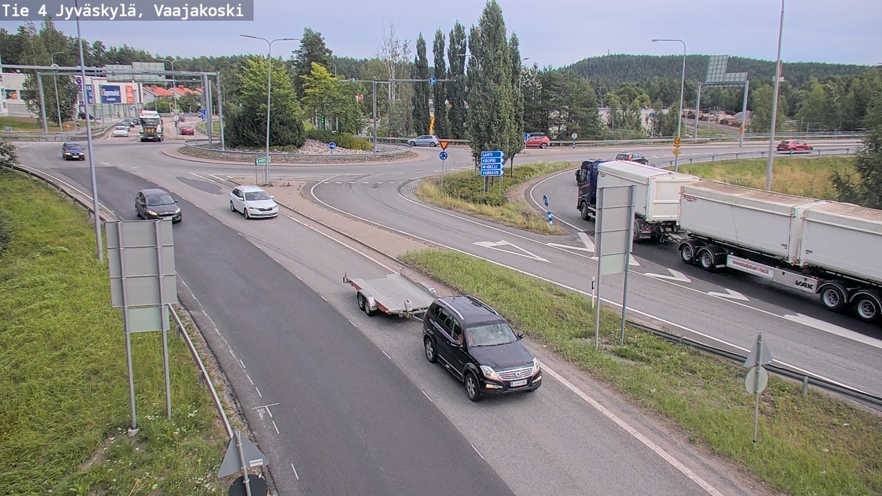 Weather Camera Image Road 4 Jyväskylä, Vaajakoski, Jyväskylä, Keski-Suomi