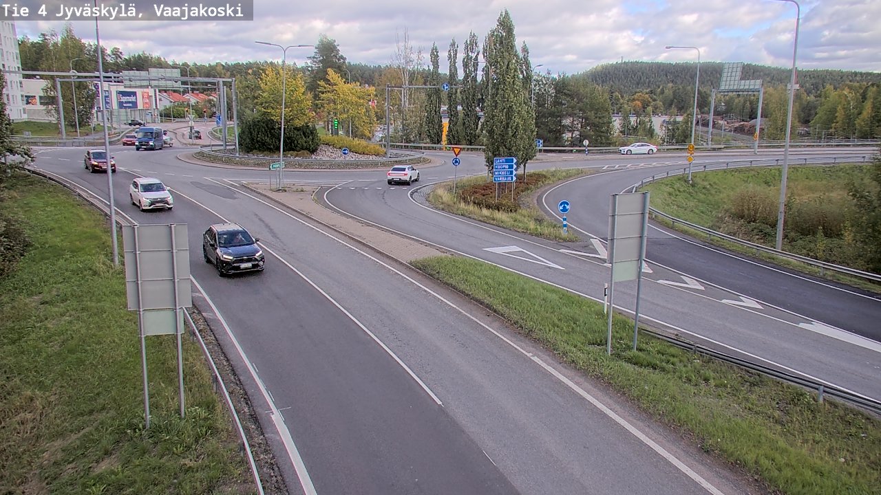 Weather Camera Image Road 4 Jyväskylä, Vaajakoski, Jyväskylä, Keski-Suomi