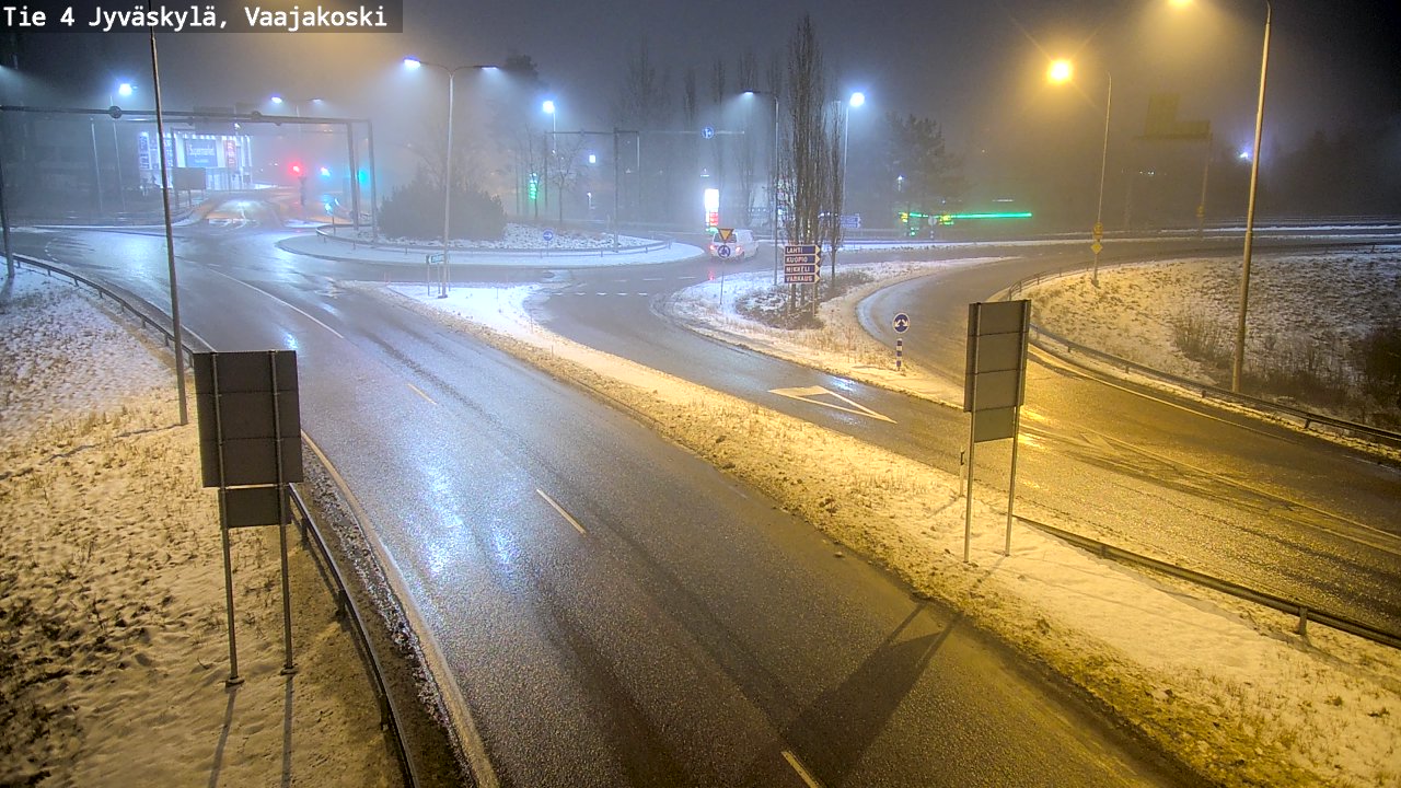 Weather Camera Image Väg 4 Jyväskylä, Vaajakoski, Jyväskylä, Keski-Suomi