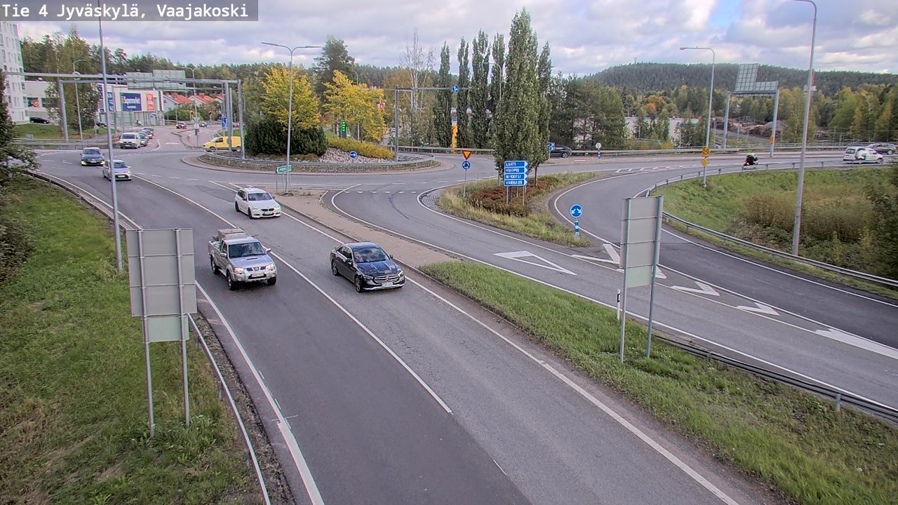 Weather Camera Image Road 4 Jyväskylä, Vaajakoski, Jyväskylä, Keski-Suomi