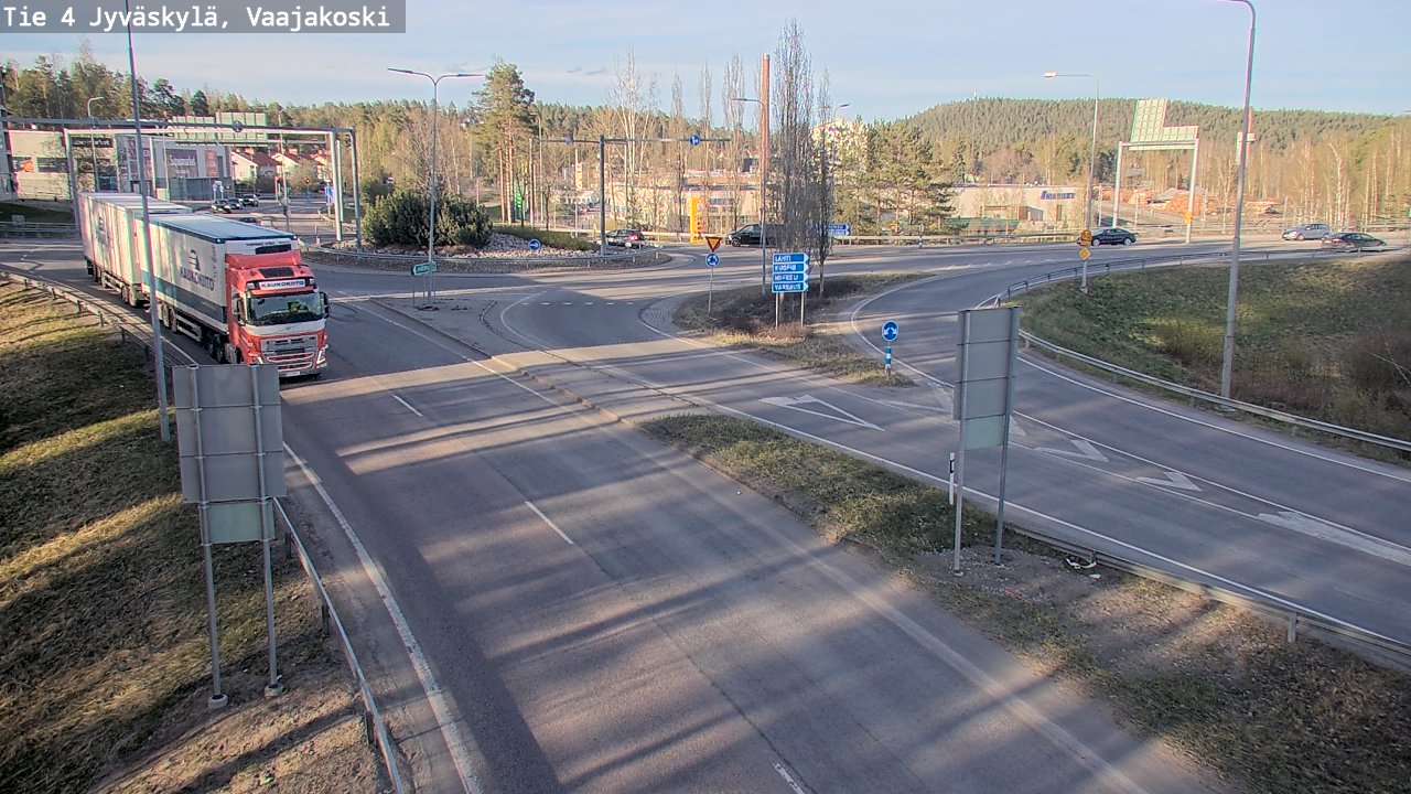 Weather Camera Image Road 4 Jyväskylä, Vaajakoski, Jyväskylä, Keski-Suomi
