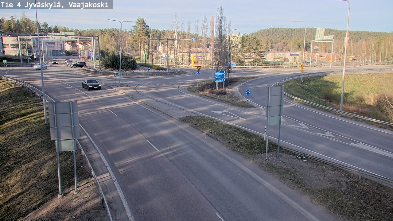 Weather Camera Image Road 4 Jyväskylä, Vaajakoski, Jyväskylä, Keski-Suomi