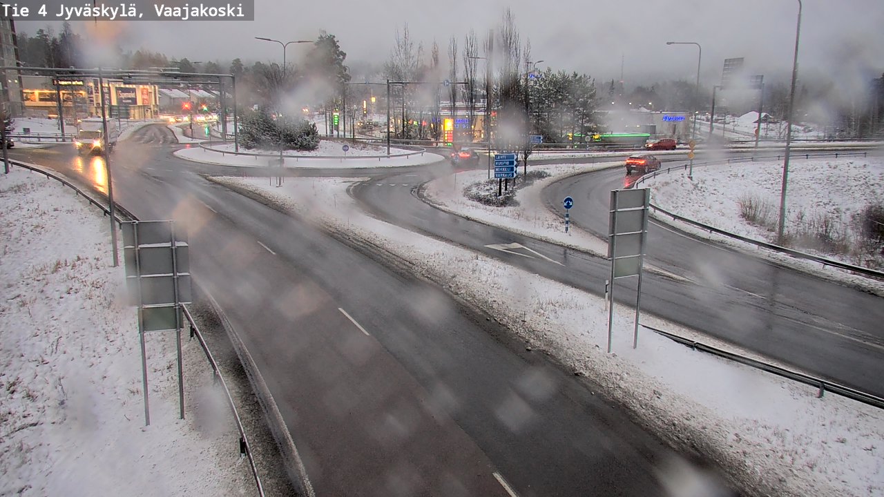 Weather Camera Image Väg 4 Jyväskylä, Vaajakoski, Jyväskylä, Keski-Suomi