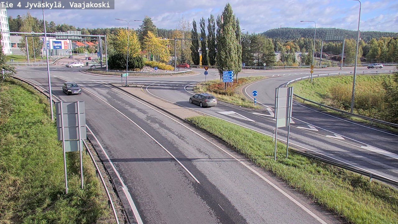 Weather Camera Image Road 4 Jyväskylä, Vaajakoski, Jyväskylä, Keski-Suomi