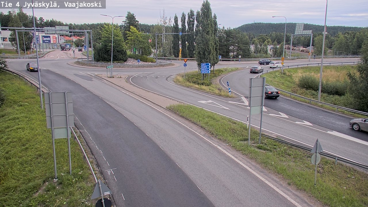 Weather Camera Image Road 4 Jyväskylä, Vaajakoski, Jyväskylä, Keski-Suomi