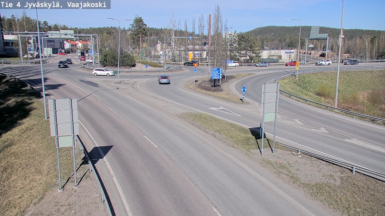Weather Camera Image Road 4 Jyväskylä, Vaajakoski, Jyväskylä, Keski-Suomi