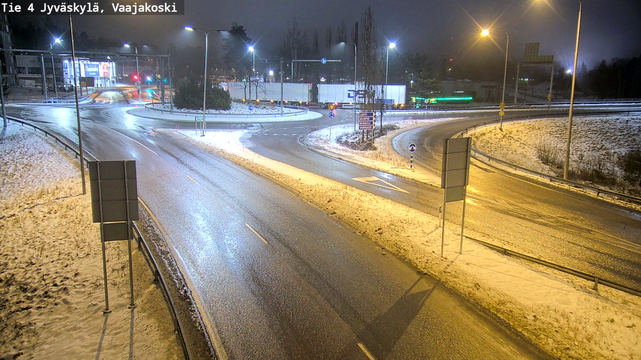 Weather Camera Image Väg 4 Jyväskylä, Vaajakoski, Jyväskylä, Keski-Suomi