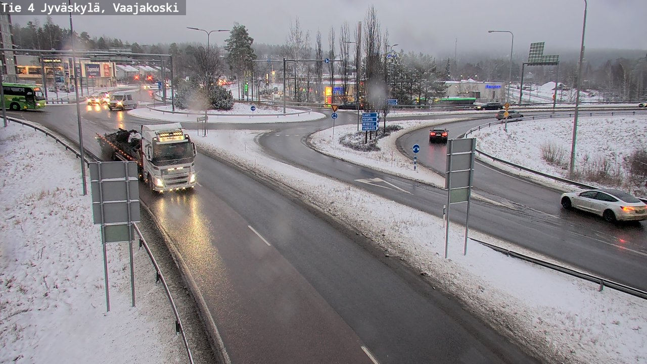Weather Camera Image Väg 4 Jyväskylä, Vaajakoski, Jyväskylä, Keski-Suomi