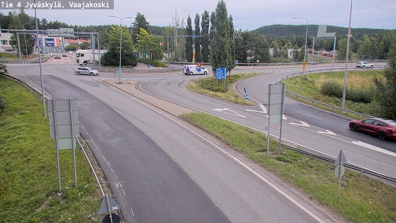 Weather Camera Image Road 4 Jyväskylä, Vaajakoski, Jyväskylä, Keski-Suomi