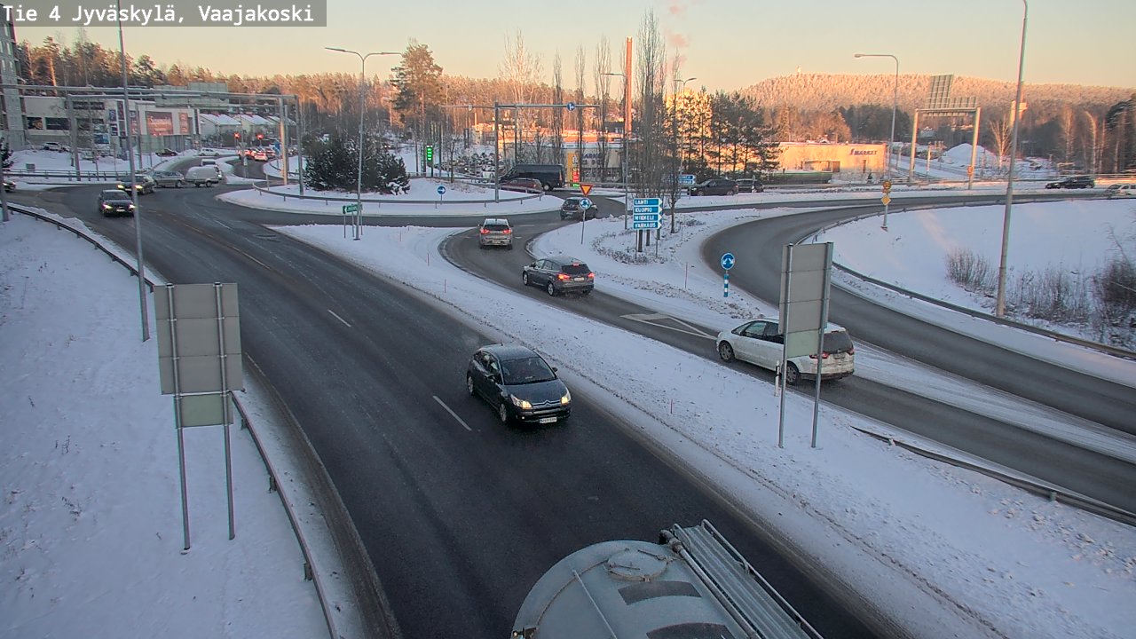 Weather Camera Image Road 4 Jyväskylä, Vaajakoski, Jyväskylä, Keski-Suomi