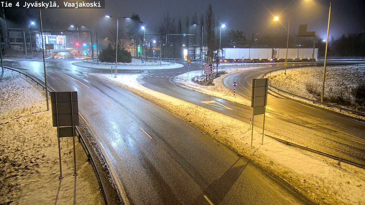 Weather Camera Image Väg 4 Jyväskylä, Vaajakoski, Jyväskylä, Keski-Suomi